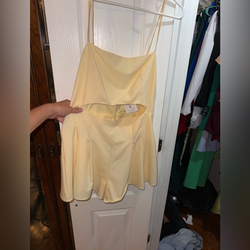 MABLE Light Yellow Romper